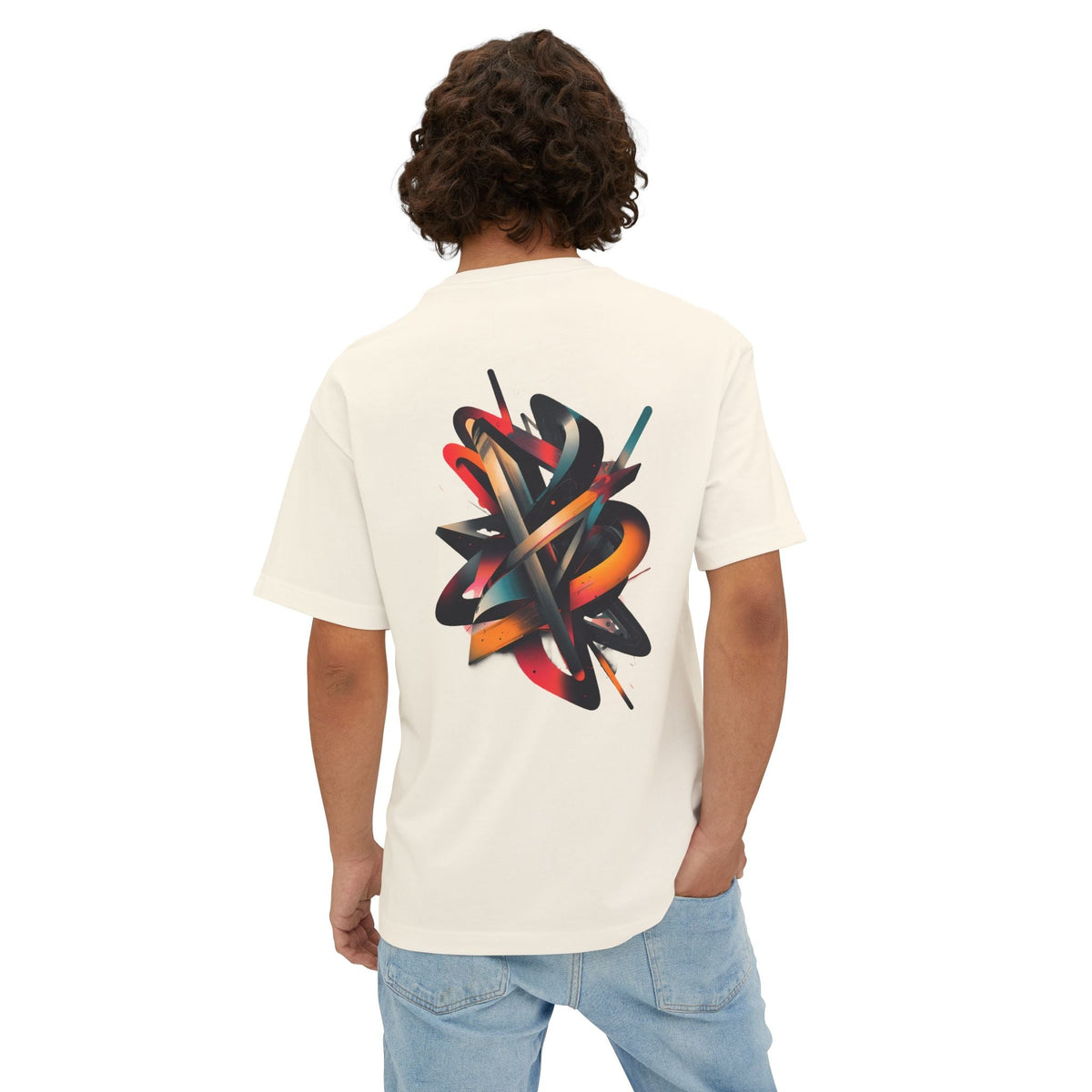 ORBIT Oversized Graphic T-Shirt - SYLPHR