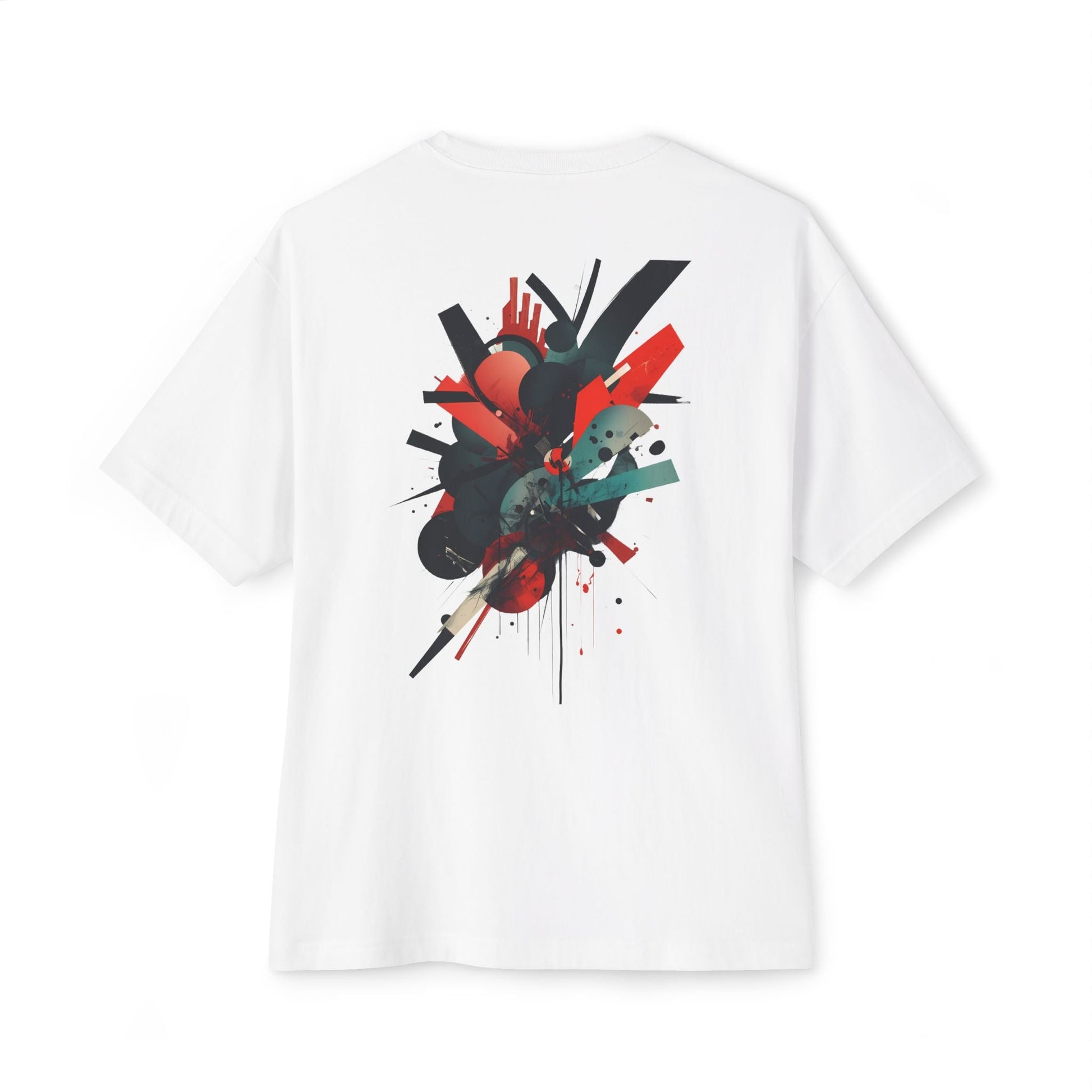 COLLISION Oversized Graphic T-Shirt - SYLPHR