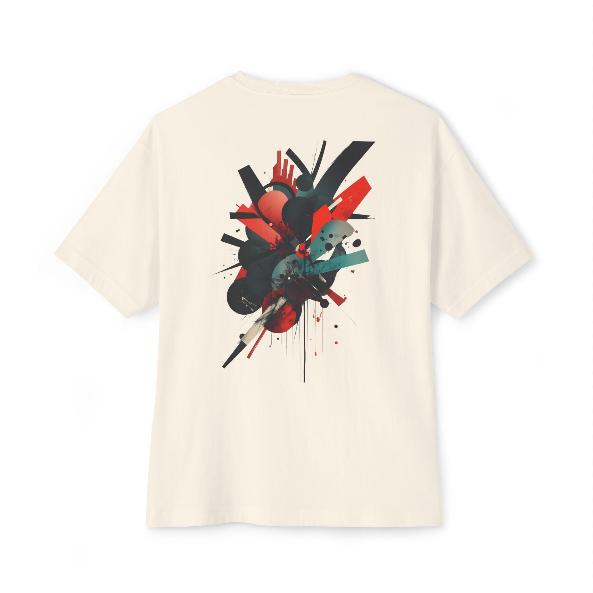COLLISION Oversized Graphic T-Shirt - SYLPHR
