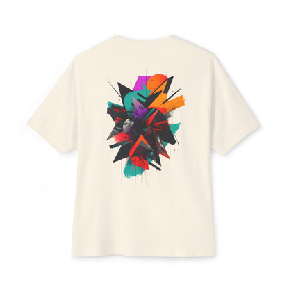 FRACTURE Oversized Graphic T-Shirt - SYLPHR