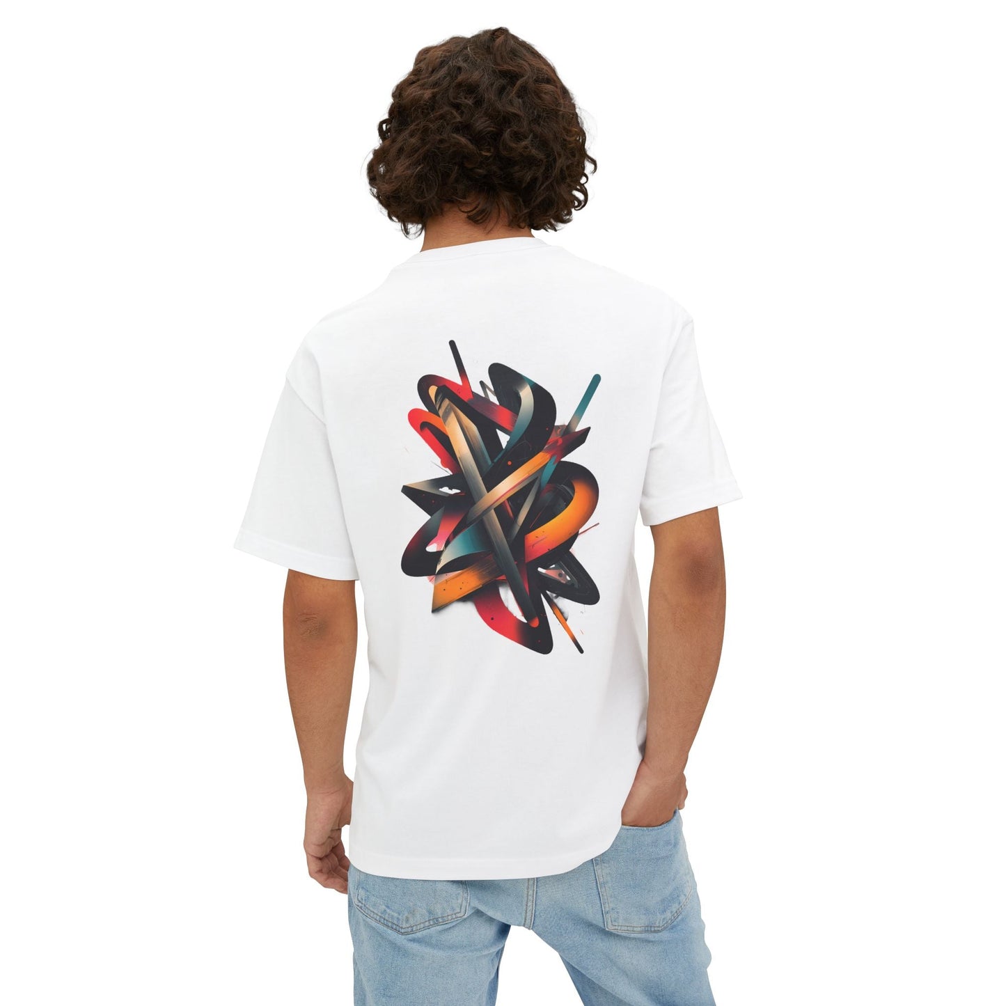 ORBIT Oversized Graphic T-Shirt - SYLPHR